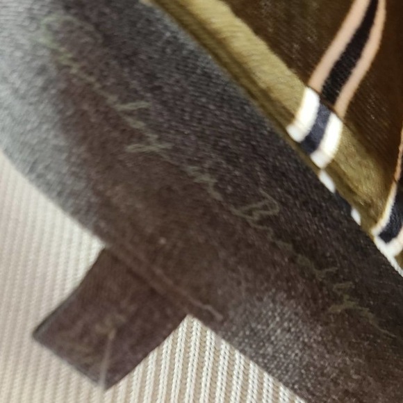 Evereve brown skirt with multi colored stripes - Picture 13 of 14